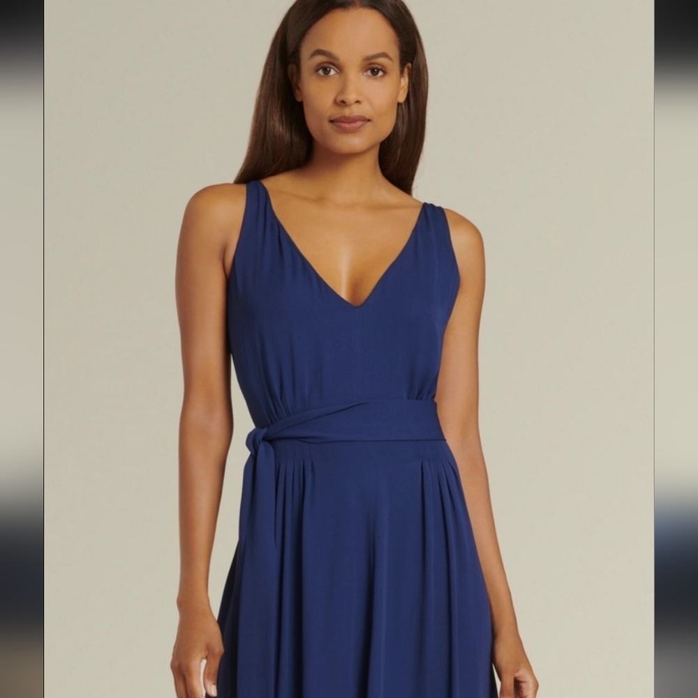 Ralph Lauren Navy A-line Swing Dress